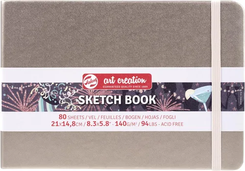 Miniatura 3 de Talens Art Creation T9314-132M 452175 Cuaderno de bocetos Talens Art Creation, cuaderno de dibujo, 13 x 21 cm (5.1 x 8.3 pulgadas), Violeta Pastel