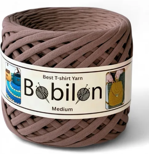 Miniatura 31 de Hilo de Camiseta de Algodón 7-9 mm (0.276-0.354 in) para Ganchillo, Tejido, Macramé, Manualidades DIY – Jersey Soft Ribbon, Fettuccini Zpagetti