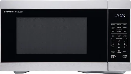 Miniatura 14 de Horno de microondas SHARP para mostrador con bandeja giratoria extraíble de 12.4", 1000 vatios, 1.1 pies cúbicos, color negro