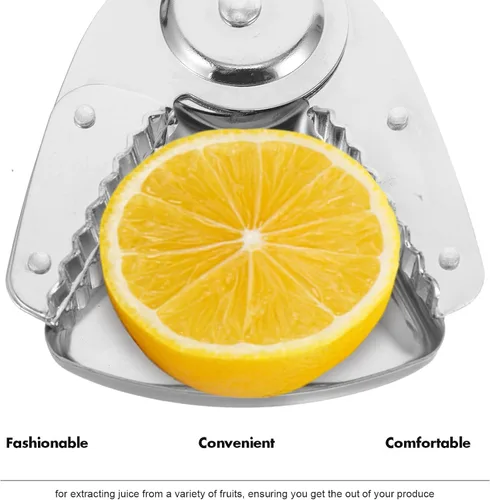 Miniatura 9 de DOITOOL Exprimidor de cítricos de acero inoxidable Prensa manual de frutas Exprimidor de limón y naranja, extractor de jugo de mano para uso