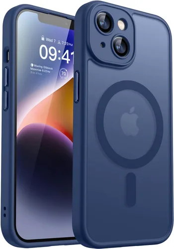 Miniatura 76 de CANSHN Funda magnética compatible con iPhone 17 Pro, mejorada [protección completa de la cámara] [compatible con Magsafe] [mate translúcido] funda