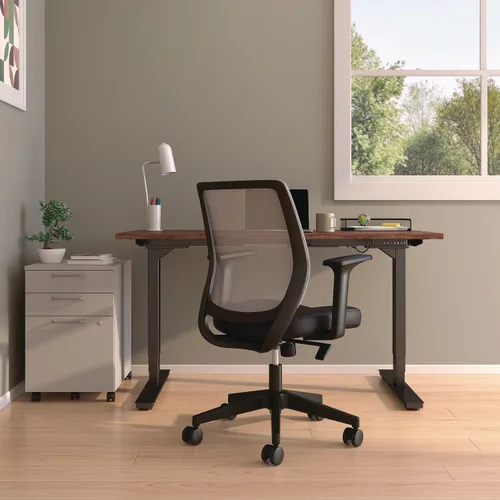 Miniatura 2 de Alera Wessex - Silla ergonómica de malla para oficina, silla giratoria de escritorio para computadora, altura de asiento ajustable, soporta hasta