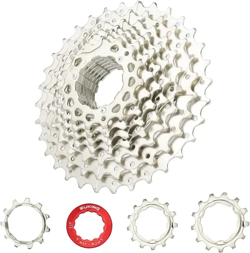 Miniatura 11 de CYSKY Casete de 11 velocidades 11-25T/11-28T/11-32T/11-36T/11-40T/11-42T/11-46T/11-50T/11-52T Compatible con Shimano/Sunrace/Sram Bike Freewheel