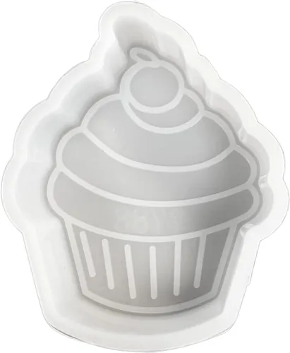 Miniatura 2 de Molde de silicona para cupcakes, postres, freshie, para panadero, mamá, lindo glaseado, crema batida, cumpleaños, 3 x 2.5 x 0.75 pulgadas