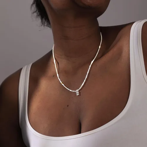 Miniatura 6 de CAROVO Collar de oro para mujer, delicados collares de oro de 14 quilates, collares de diamantes chapados en oro de 14 quilates, lindos collares