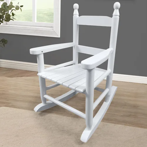 Mecedoras para niños, mecedoras clásicas de madera para niños y niñas, mecedora para interiores y exteriores, para salas de sol, porches, salas de