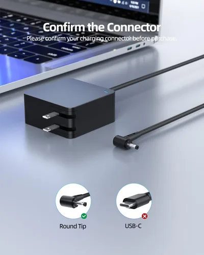 Miniatura 3 de Adaptador de cargador de CA compatible con Asus Vivobook 17 M712D M712DA M712DK M712DK M712 M712DA-WH34 Cable de fuente de alimentación para portátil