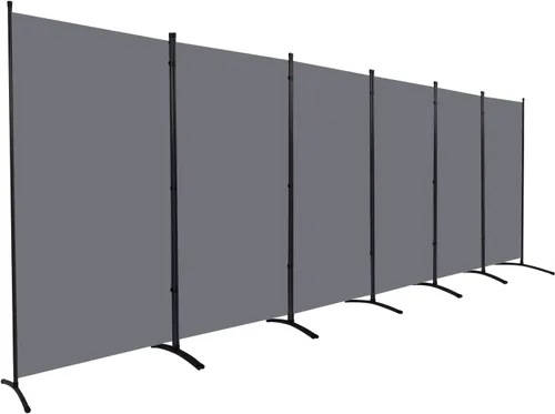 Miniatura 13 de Divisor de habitación, pantalla de privacidad de un solo panel, 71 x 72 pulgadas de alto, divisor grande para separación de habitaciones, tela