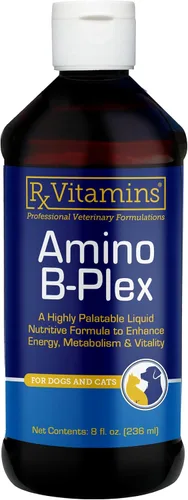Miniatura 8 de Rx Vitamins Amino B Plex Suplemento para gatos y perros, líquido de complejo de vitamina B más aminoácidos para perros y gatos, potenciador