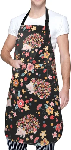 Miniatura 14 de Delantal impermeable de mandalas encantador delantal de cocina delantal ajustable unisex