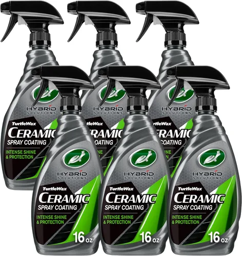 Turtle Wax Hybrid Solutions - Revestimiento de cerámica en aerosol, cera de alto brillo para autos, ofrece protección duradera de la pintura, acción