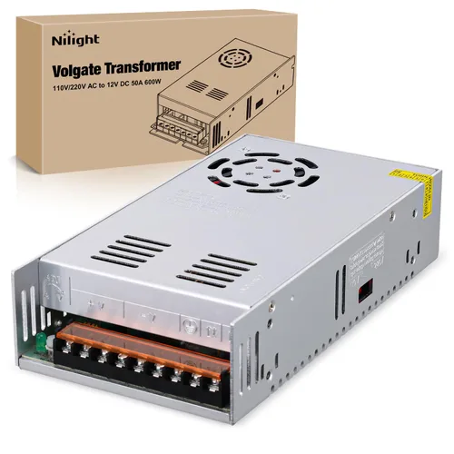 Miniatura 11 de Nilight AC 110V/220V a DC 12V Convertidor de Voltaje 10A 120W Fuente de Alimentación Conmutada Adaptador Transformador Salida de Bajo Voltaje Driver