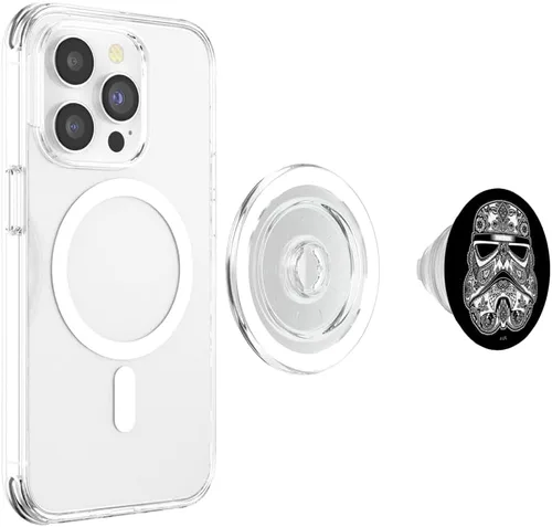 Miniatura 4 de Star Wars Stormtrooper Artsy - Casco de henna con diseño PopSockets MagSafe PopGrip para iPhone