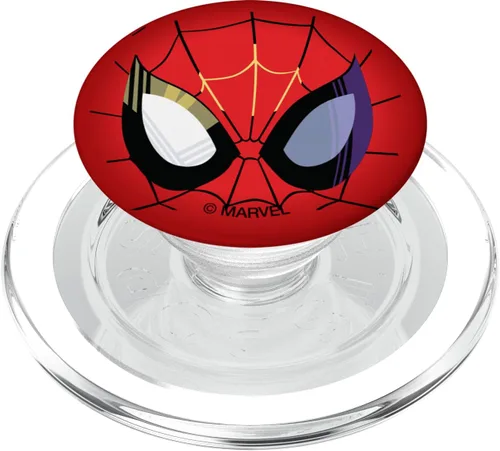 Miniatura 8 de Marvel Spider-Man Peter Parker - Máscara de superhéroe PopSockets estándar PopGrip