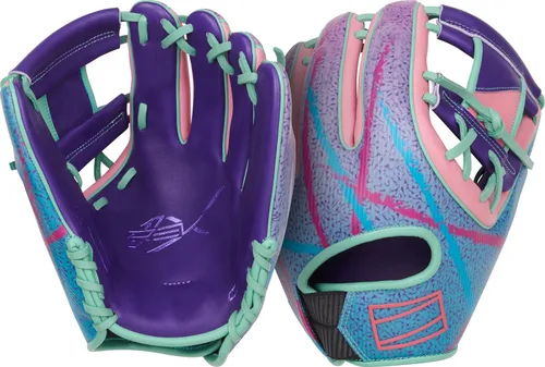 Miniatura 11 de Rawlings Guante de béisbol REV1X Negro/dorado 2 piezas de tela sólida