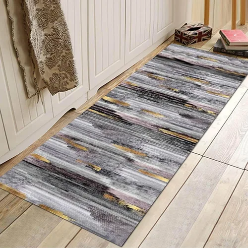 Miniatura 4 de Alfombra moderna para pasillo – Pasillo – Pasillo Pasillo Escaleras Alfombra antideslizante Alfombra de pasillo 3.3 ft/4.9 ft/6.6 ft/8.2 ft/9.8