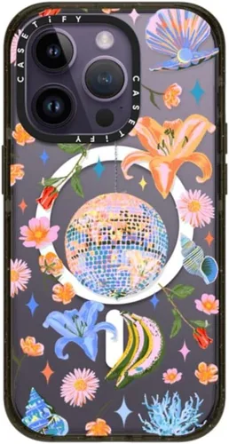 Miniatura 125 de CASETiFY Impact - Funda para iPhone 13 [protección contra caídas de 6.6 pies/compatible con Magsafe] Black Kingsnake, color negro transparente