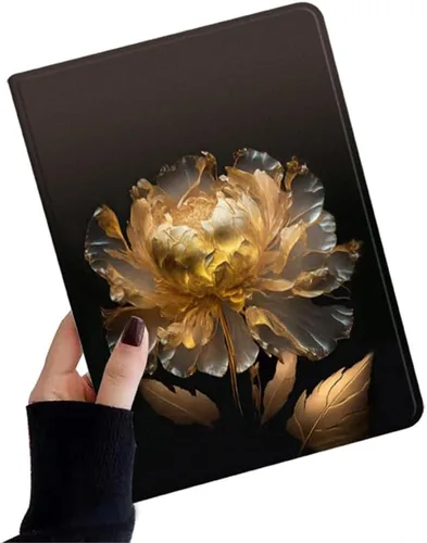 Miniatura 36 de kaidisen Funda de flores compatible con iPad de 9.7 pulgadas, 6ª y 5ª generación, iPad Air/Air 2, diseño de flores, ilustración floral con soporte