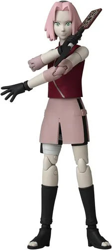 BANDAI Anime Heroes Naruto Figura de acción Haruno Sakura | Figura de 6.7 in con manos y accesorios adicionales | Figuras de acción de anime