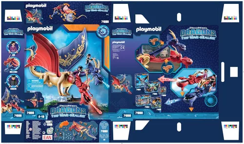 Miniatura 9 de Dragones de Playmobil Nine Realms: Wu, Wei y Jun