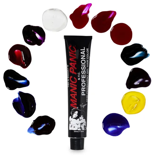 Miniatura 7 de Manic Panic Tinte de gel semipermanente de terciopelo rojo cereza profesional, color rojo cereza brillante, brilla bajo la luz negra, dura más de 40