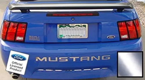 Miniatura 14 de Adhesivos de letras para parachoques trasero para Ford Mustang Negro (Brillo) -CB (se adapta a 1999-2004)