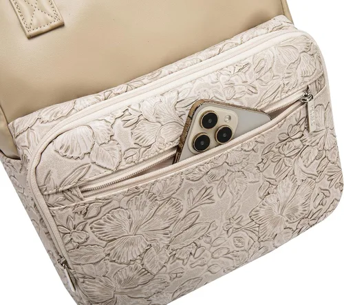 Miniatura 6 de Kinmac Mochila para portátil de estilo abierto para laptop de hasta 15.6 pulgadas, para hombres y mujeres, mochila de viaje al aire libre