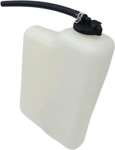 Miniatura 2 de CarPartsDepot Tanque de recuperación de refrigerante del motor Depósito de expansión Depósito de botella con tapa y manguera de plástico compatible