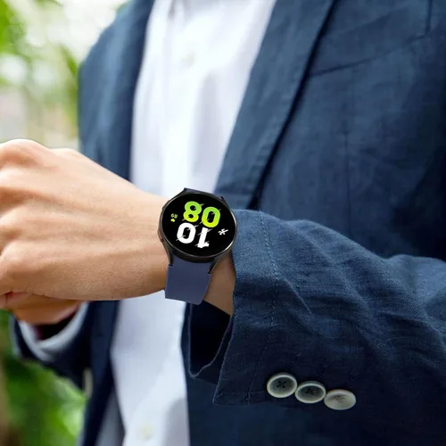 Miniatura 7 de AK Correas compatibles con Samsung Galaxy Watch 7/6/5/4 - 1.575 pulgadas, 1.732 pulgadas, 1.772 pulgadas, correa deportiva de repuesto de silicona
