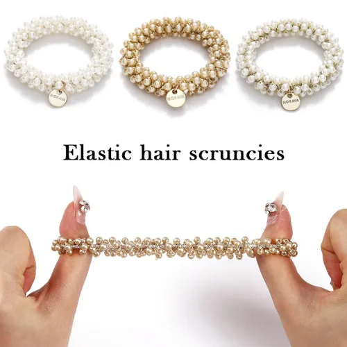 Miniatura 4 de Fashey Coleteros de perlas para el cabello, accesorios para el cabello para mujer