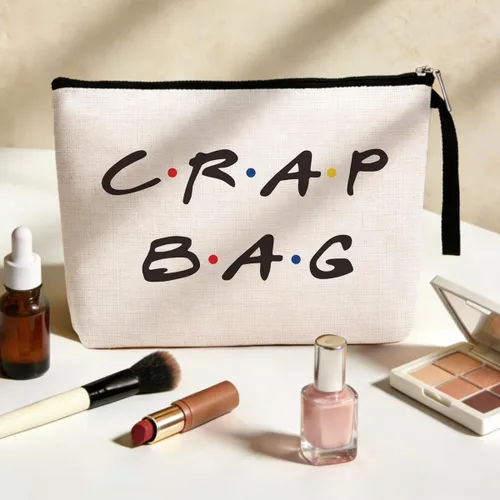 Miniatura 3 de Jztco Bolsa de cosméticos para mujeres, colegas, hermanas, fanáticas, mejores amigas, bolsas para organización, bolsa de aseo portátil impermeable