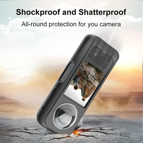 Miniatura 4 de PULUZ Funda protectora de metal + protectores de lente para Insta360 X3, carcasa antiarañazos y protector de lente impermeable de alta transmisión