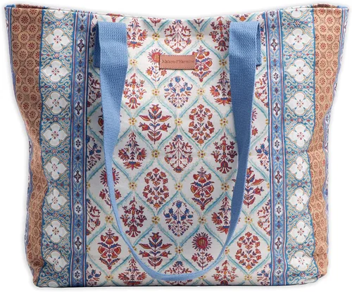 Miniatura 26 de Maison d' Hermine - Bolsa de lona de algodón reutilizable para mujeres, con asa para el hombro, bolsas a granel para compras y viajes