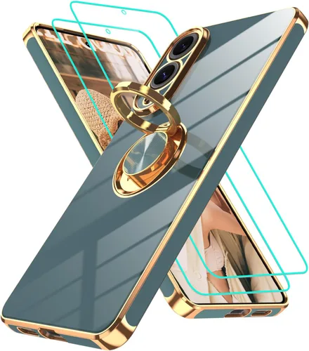 Miniatura 12 de Gritup Funda para Samsung Galaxy A14 5G: Funda Samsung A14 con 2 Protectores de Pantalla, Soporte de Anillo con Rotación 360°, Soporte Magnético