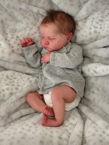 Miniatura 8 de Pinky Reborn Muñecas de bebé de 19 pulgadas realista recién nacido con cuerpo suave muñeca de juguete para niños pequeños, el mejor regalo