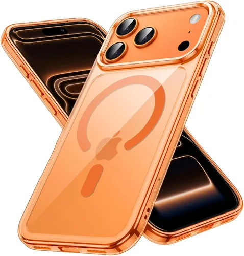 Miniatura 20 de JETech Funda magnética para iPhone 17 de 6.3 pulgadas, compatible con MagSafe, protector de teléfono a prueba de golpes, parte trasera transparente