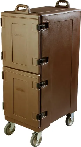 Miniatura 10 de Carlisle FoodService Products Transportador de Bandejas de Alimentos Aislado y Calentador, Carga Frontal con Asas, Capacidad para 5 Bandejas Negro