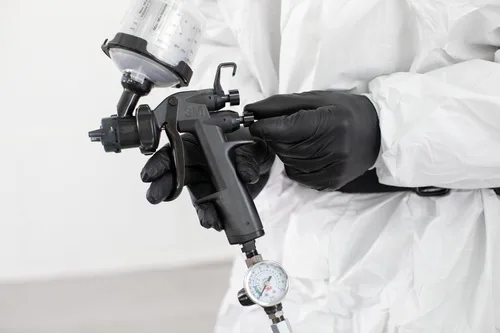 Miniatura 2 de 3M Pistola pulverizadora Performance 2 con válvula de control de flujo de aire 3M Performance, 26852, rociador de pintura con boquillas de acabado