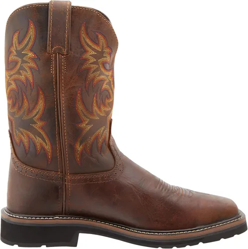 Miniatura 6 de Justin Original botas de trabajo altas con punta cuadrada de acero para hombre
