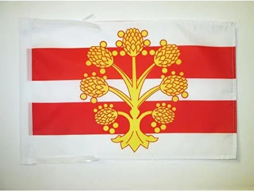 Miniatura 1220 de Bandera de México AZ FLAG, 45.7 x 30.5 cm, con cordones - Pequeñas banderas mexicanas de 30 x 45 cm - Bandera de 45.7 x 30.5 cm