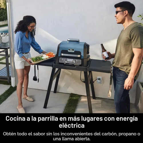 Miniatura 11 de Ninja OG951 Woodfire Pro Connect Premium XL - Parrilla y ahumador para exteriores, Bluetooth, habilitado por app, parrilla maestra 7-en-1, ahumador