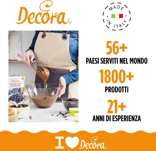 Miniatura 4 de Decora Hemisferio Molde de Chocolate con Base Policarbonato, 7.9 x 4.7 x 0.9 in