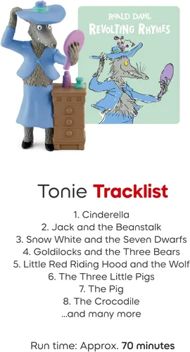 Miniatura 5 de Tonies Rimas Asquerosas y Otras Historias Figurina de Juguete de Audio de Roald Dahl