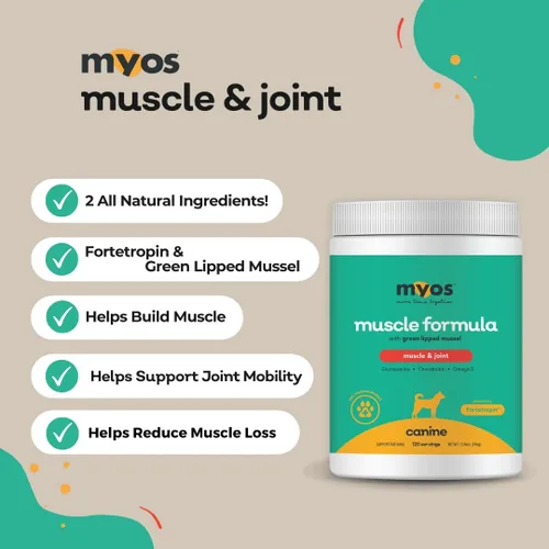Miniatura 3 de MYOS Músculo y Articulación Potenciado por Fortetropina con Mejillón Labios Verdes (6.98 oz)
