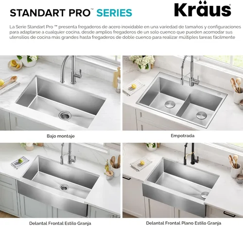 Miniatura 16 de Kraus - KHU100-30 - Fregadero de cocina de acero inoxidable, de 30 pulgadas