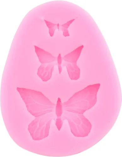 Miniatura 7 de Zixiang Molde para pastel de fondant de flores, rosa, mariposa, margarita, hojas, mini flores, dulces, moldes de silicona para decoración de Estilo E