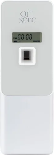 Dispensador automático de fragancias LCD, montaje en pared/ABS de pie, dispensador de ambientador automático programable en aerosol para baño, Gris