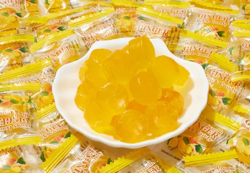Miniatura 3 de GT Honey Lemon Ginger Rock Candy, bolsa de 4.41 onzas, 1 paquete