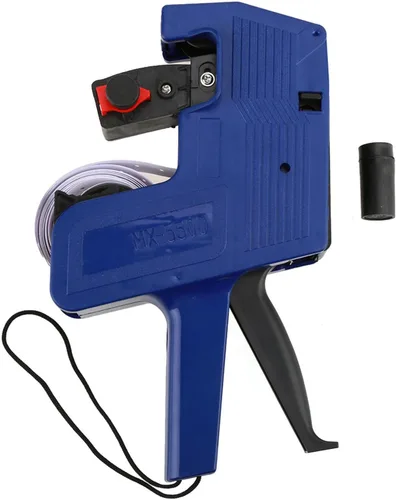 Pistola de etiquetas de precio, pistola de precio de 8 dígitos, kit de etiquetadora de precios minoristas, etiquetadora con rollos de etiquetas y