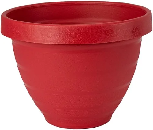 Miniatura 8 de The HC Companies Rings Maceta para Flores - Maceta de riego automático para hierbas y más – Maceta redonda ligera para exteriores e interiores